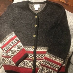 Tally Ho. Wool Sweater/jacket